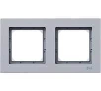 2-местная рамка EKF IP44, алюминий, пластик, Эпика UP1-FPA-02-44