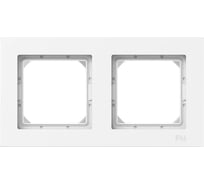 2-местная рамка EKF IP44, белая, пластик, Эпика UP1-FPW-02-44