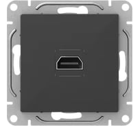 Механизм розетки HDMI EKF чёрный Эпика UP1-SOB-HDMI