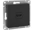 Механизм розетки HDMI EKF чёрный Эпика UP1-SOB-HDMI 6