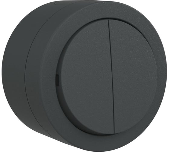 Выключатель OVIVO 2-клавишный X-One IP 54, антрацит, комплект из 2 шт 406-250000-202