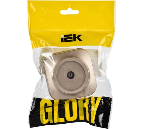 Розетка TV IEK GLORY о/у РТВ20-ХШм шампань матовый EAH10-K37M