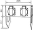 Садовая влагозащищенная переносная розетка Lummondo Teknik SS02M SS02 M 3