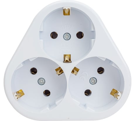 Трехместная розетка SVET РС16-5301 SV0302-0025