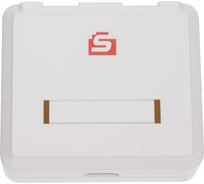 Корпус настенной розетки SYSMATRIX для установки 2-х вставок типа Keystone Jack белый (5шт) MB 2WH.VI5