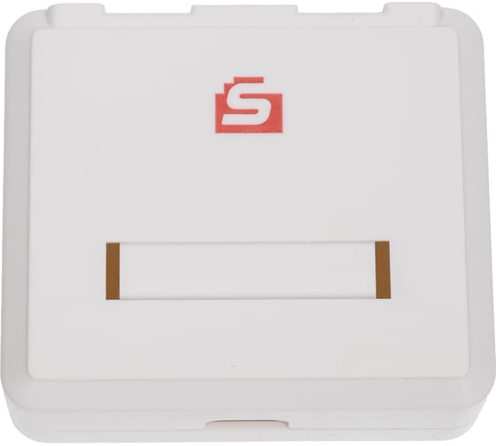 Корпус настенной розетки SYSMATRIX для установки 2-х вставок типа Keystone Jack белый (5шт) MB 2WH.VI5 1