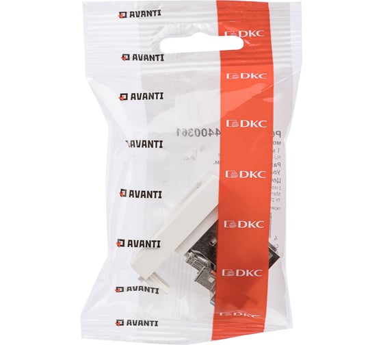 Компьютерная модульная розетка DKC 1 модуль Avanti \"Белое облако\" RJ-45 ...