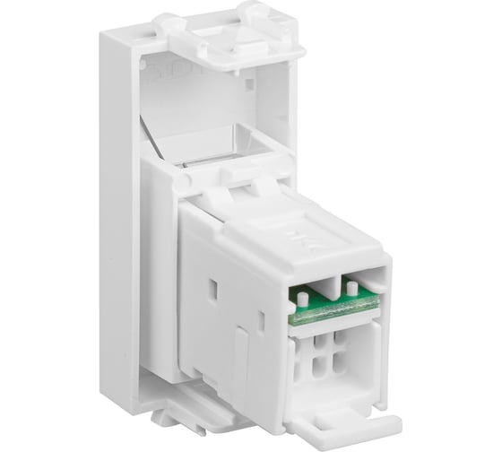 Компьютерная модульная розетка DKC 1 модуль категории 5e RJ-45 Avanti "Белое облако" 4400461