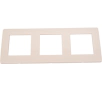 Рамка DKC на 2+2+2 модуля, слоновая кость, RAL9001 75013O 24871