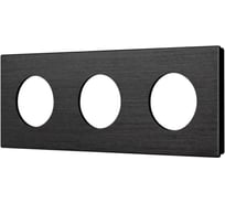 Рамка Arlight FRM-PRESTO-ALR-3-BK алюминиевая, 1шт 043872