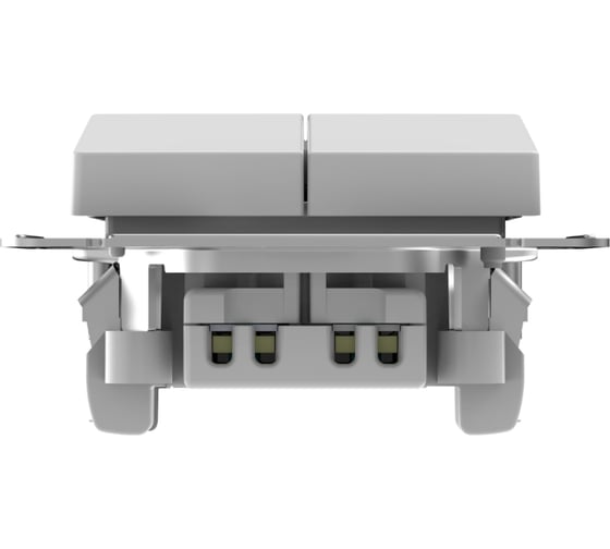 Механизм 2-клавишного выключателя Systeme Electric ATLASDESIGN AQUA IP44, сх.5, 10АХ, быстрозажимные клеммы, белый ATN440151S