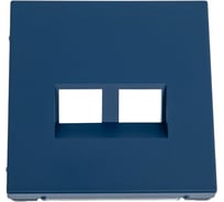 Накладка двойная для информационных функций типа Keystone Systeme Electric ARTGALLERY аквамарин GAL001190