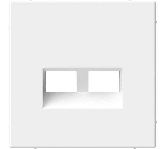 Накладка двойная для информационных функций типа Keystone Systeme Electric ARTGALLERY лотос GAL001390 1