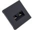 Розетка двойная компьютерная Systeme Electric ARTGALLERY RJ45+RJ45, кат. 5е, механизм, карбон GAL001085 2