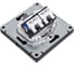 Розетка двойная компьютерная Systeme Electric ARTGALLERY RJ45+RJ45, кат. 5е, механизм, карбон GAL001085 4