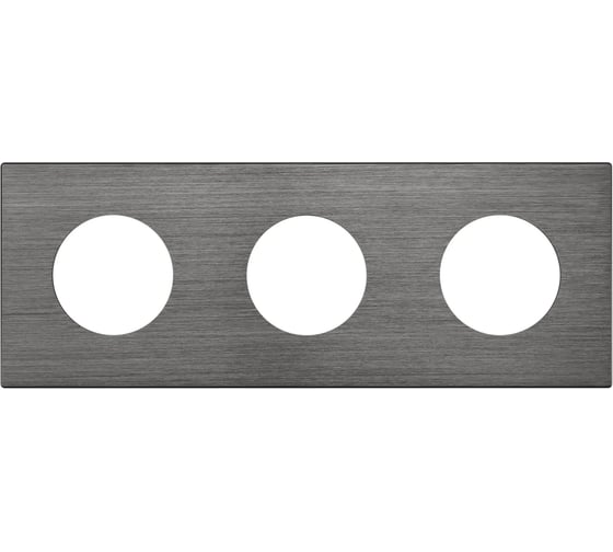 Рамка Arlight FRM-PRESTO-ALR-3-GR алюминиевая, 1шт 043873