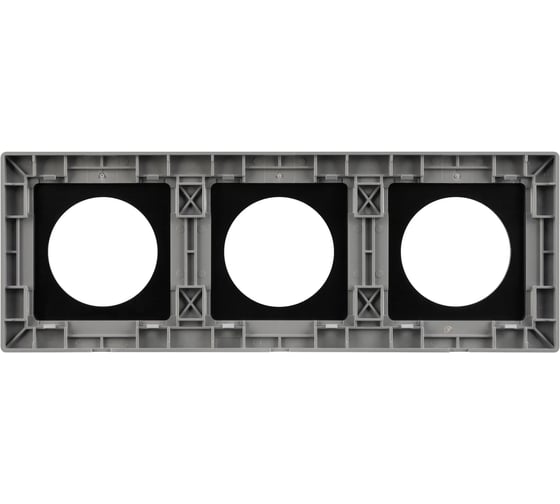 Рамка Arlight FRM-PRESTO-ALR-3-GR алюминиевая, 1шт 043873