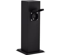 Столб уличный ST LUCE 2 розетки, черный, 3500W SL9012.405.00