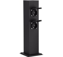 Столб уличный ST LUCE 4 розетки, черный, 3500W SL9012.415.00