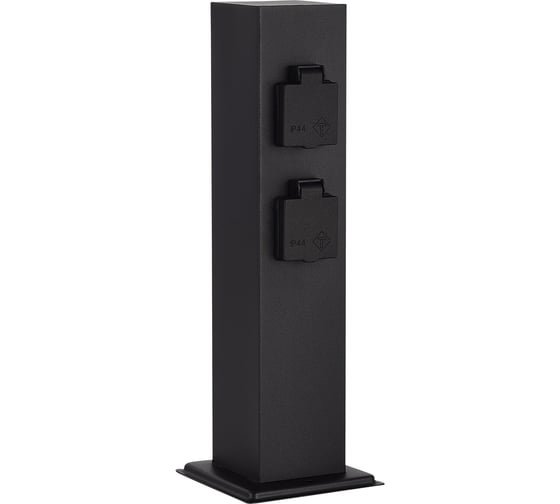 Столб уличный ST LUCE 4 розетки, черный, 3500W SL9012.415.00