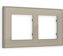 Рамка на 2 поста Ambrella Volt ALFA Arctic AF580362