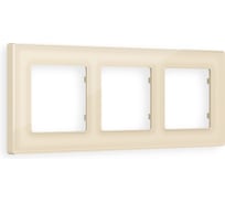 Рамка на 3 поста Ambrella Volt ALFA Arctic AF580303