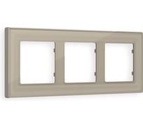 Рамка на 3 поста Ambrella Volt ALFA Arctic AF580363