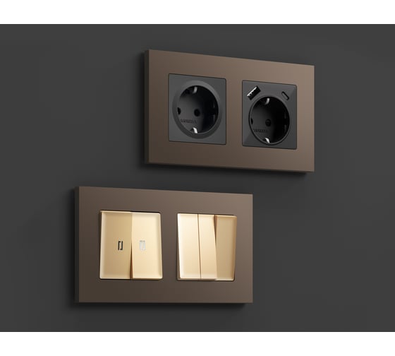 Рамка на 3 поста Ambrella Volt ALFA Qubi AF250633