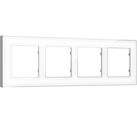 Рамка на 4 поста Ambrella Volt ALFA Arctic AF580134 1