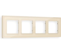 Рамка на 4 поста Ambrella Volt ALFA Arctic AF580304