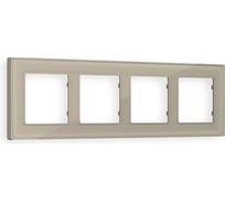 Рамка на 4 поста Ambrella Volt ALFA Arctic AF580364