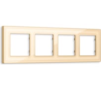 Рамка на 4 поста Ambrella Volt ALFA Arctic AF580604