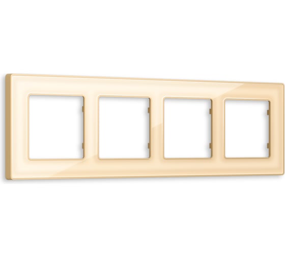 Рамка на 4 поста Ambrella Volt ALFA Arctic AF580604 1