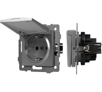 Механизм розетки влагозащищённый Arlight SCT-MCP-PL-GR-V 1шт 049836