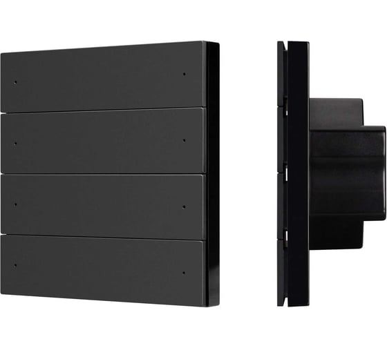 Кнопочная панель INTELLIGENT ARLIGHT SMART-ZB-801-22-1G-8SC-MULTI-IN Black IARL, IP20, пластик 055484
