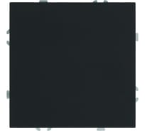 Переключатель STEKKER Эмили 1-клавишный (механизм), СЗК, 250В, 10A, RSW10-5105-05ZK, черный уголь, soft touch 50248