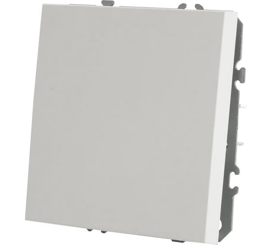 Переключатель STEKKER Эмили 1-клавишный (механизм), СЗК, 250В, 10A, RSW10-5105-01ZK, белый фарфор, soft touch 50232