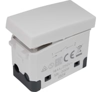 Выключатель 1-кл. 45х22. 5сх. 16A 250B белый Gigant 850104-1GI