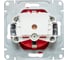 Механизм розетки EKF 16А, с заземлением, со шторками, красный, Эпика UP1-SOR-111 8