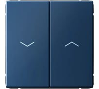 Выключатель для жалюзи Systeme Electric ARTGALLERY 2-клавишный, 2х сх.4, 10А, механизм, быстрозажим. клем., аквамарин GAL001119S