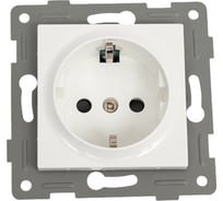 Розетка электрическая SPL 2К+З, 16А, 220-250V (белый) 205001