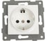 Розетка электрическая SPL 2К+З, 16А, 220-250V (белый) 205001 1