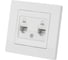 Розетка TDM ELECTRIC компьютерная двойная RJ45 белая "Сенеж" SQ1816-0044 1