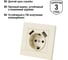 Розетка TDM ELECTRIC 2П+З 16А 250В + 2 USB порта 2,1А 5В сл. кость "Сенеж" SQ1816-0153 4