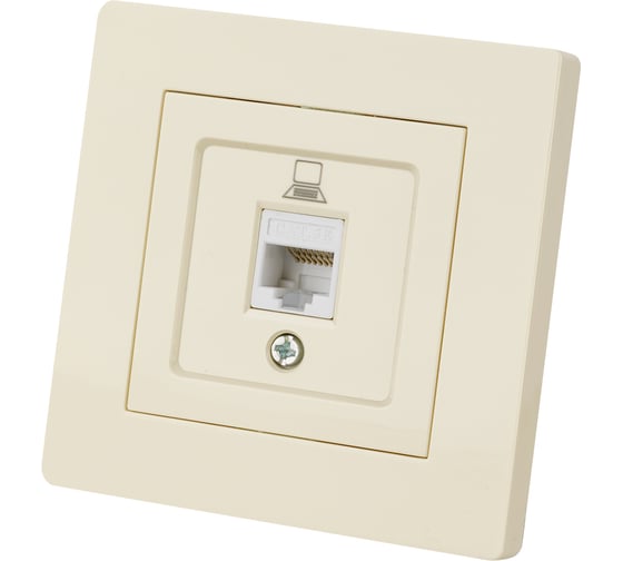 Розетка TDM компьютерная RJ45 сл. кость "Сенеж" SQ1816-0143