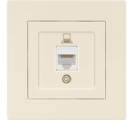 Розетка TDM компьютерная RJ45 сл. кость "Сенеж" SQ1816-0143