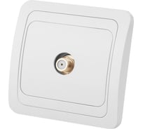 Розетка TDM ELECTRIC TV SAT F-типа белая Валдай SQ1804-0040