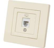 Розетка TDM ELECTRIC телефонная RJ11 сл. кость "Сенеж" SQ1816-0142