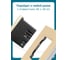 Розетка золотая, 1/2, USB A + USB A разъем, 2,4 А, 5 В, модуль, Vell 1379005 2