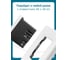 Розетка белая, 1/2, USB A + USB A разъем, 2,4 А, 5 В, модуль, Vell 1379002 2